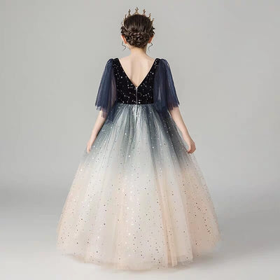 FG354 : 2 styles Luxury Princess Girl Dresses