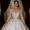 HW494 High grade stunning Sequins Wedding Dress.
