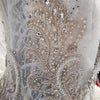 HW440 Real pictures O-neck cap sleeve Bridal Gown