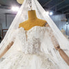 HW408 Real pictures 100 % Shiny Bridal Gown+Matching Veil