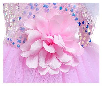 FG371 Children Dresses ( Purple/Pink )