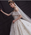 HW298 Sweetheart Beading Lace Up Ball Gown Bridal Dress