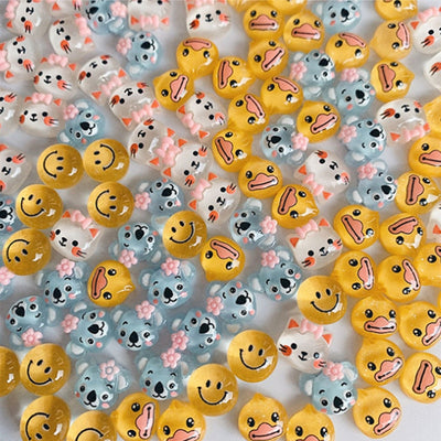 BC23 Cute animal cartoon for DIY Manicure Accessories
