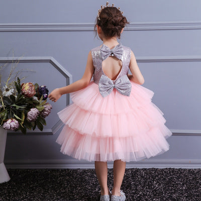 FG374 : 2 Styles Layered Dresses for Girls