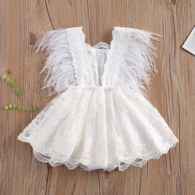 FG456 Sweet Feathers Rompers ( 3 Colors )