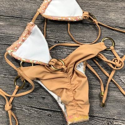 SW12 Sequined Bikini sets ( 5 Colors )