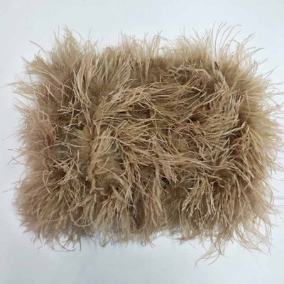 TJ88 : 100% natural ostrich fur sweetheart strapless tops( 11 Colors)