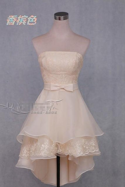 SS30 High Low  Puffy Wedding Dresses
