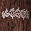 BJ11 Crystal Leaf Vine Wedding Hair Jewelry
