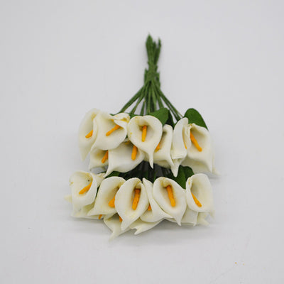 DIY408 Artificial Mini Calla Lily for Wedding and Party Supplies