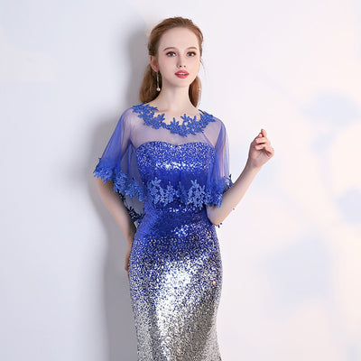 WJ11 Elegant Tulle lace Bridal Wrap