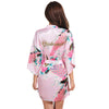 BR05 Floral print Bridesmaid Robes For Bridal Party(25 Colors)