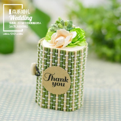 DIY142 Bamboo Favor Boxes For Wedding and party Decoration