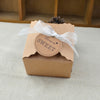 DIY26 Vintage Mini Kraft Paper Wedding Gift Boxes (10 Pcs)