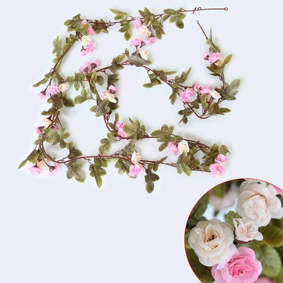DIY59 Silk Rose String for Wedding Decorations(5 Colors)