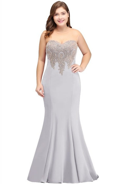 PP43 Plus Size Evening Dresses (9 Colors)