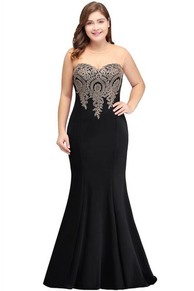 PP43 Plus Size Evening Dresses (9 Colors)