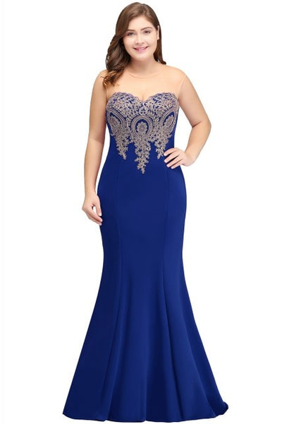 PP43 Plus Size Evening Dresses (9 Colors)