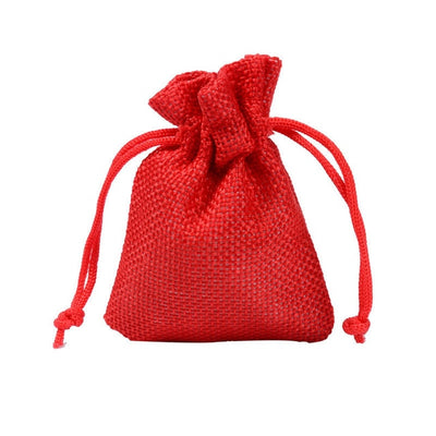 DIY113 Natural burlap Jute Hessian for Rustic wedding favor Bags