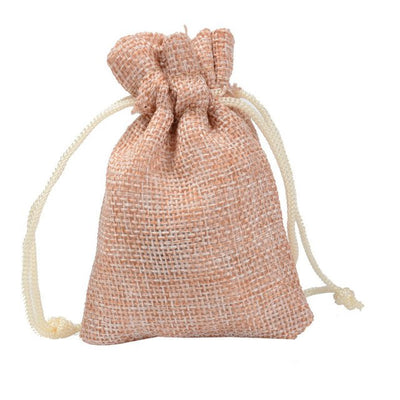 DIY113 Natural burlap Jute Hessian for Rustic wedding favor Bags