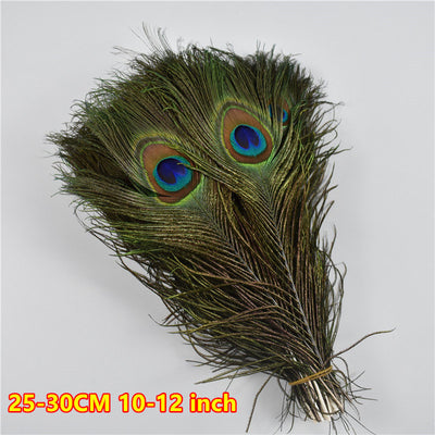 DIY105 : 50pcs/lot Natural Real Peacock Feathers For Wedding decoration