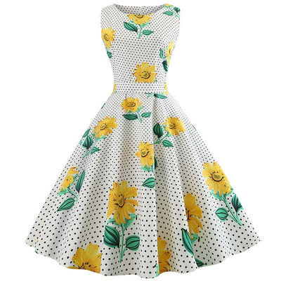 MX44 Summer Plus Size  Floral Print Dresses ( 12 Colors)
