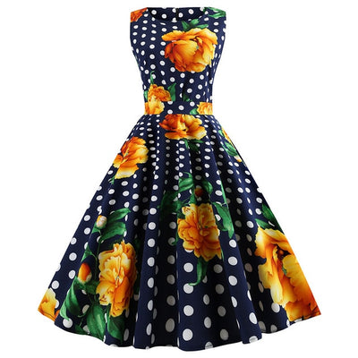 MX44 Summer Plus Size  Floral Print Dresses ( 12 Colors)