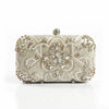 CB06 Luxury Pearl Beaded Diamond Evening Clutch Bag