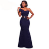 MX94 Sexy One Shoulder Maxi Gowns ( 3 Colors)