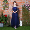 BH64 Cheap 7 Styles Dark Blue elastic back Bridesmaid Dresses