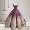 CG197 Off the shoulder sequined quinceñera Dresses (6 Colors )