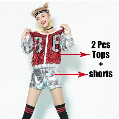 KP07 Kpop hiphop Costume sets(3 Colors)