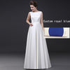 CW136 Simple A-line beach Wedding Dresses with pocket