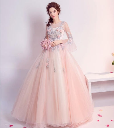 Fairy Floral Quinceanera Dress