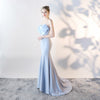 BH125 Bow Strapless Mermaid Bridesmaid Dresses(7 Colors)