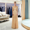 LG75 Luxurious Crystal Sequins Beaded  Prom Gowns(3 Colors)