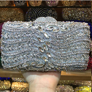 CB08 : 9 Colors Handmade Crystal Clutch Bags