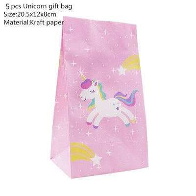 DIY127 Unicorn gift bag for Baby Shower, Wedding Decor, Birthday Party Supplies