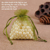 DIY111 :50pcs/lot Organza Fabric Bags for Party & Wedding Gift Bags