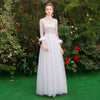BH116 Elegant 6 styles of long Gray feather Bridesmaid Dresses