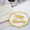 DIY171 Bakery Tools Blessing Plate Inserted Card