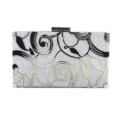 CB42 Metallic Hollow out Clutch Bags ( 4 Colors )