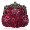 CB46 Vintage Beaded Sequin Party Clutch Bags